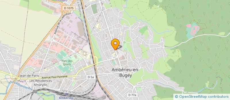 localisation de l'entreprise HOLDING MPBF à AMBERIEU-EN-BUGEY