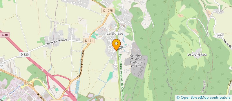 localisation de l'entreprise HOLDING MPHARMA - SPFPL PHARMACIEN D'OFFICINE  LA BUISSE