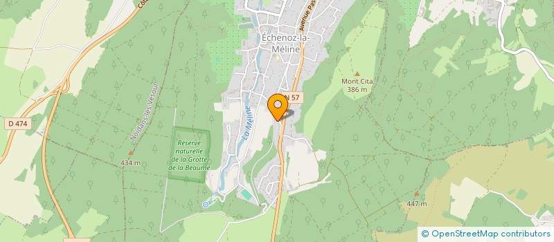 localisation de l'entreprise HOLDING MPM  ECHENOZ-LA-MELINE