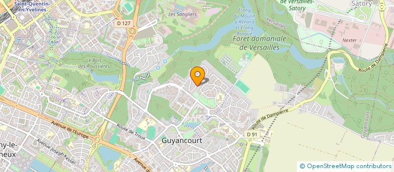 localisation de l'entreprise HOLDING MPR  GUYANCOURT