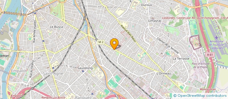 localisation de l'entreprise HOLDING MR à TOULOUSE