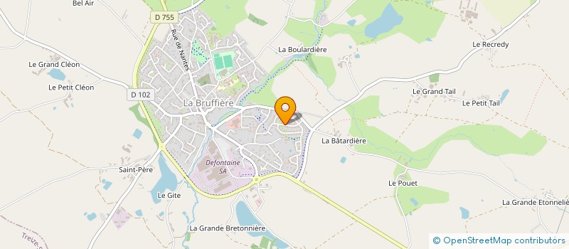 localisation de l'entreprise HOLDING MS  LA BRUFFIERE