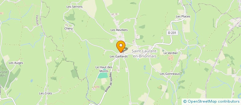 localisation de l'entreprise HOLDING MTB  SAINT-LAURENT-EN-BRIONNAIS