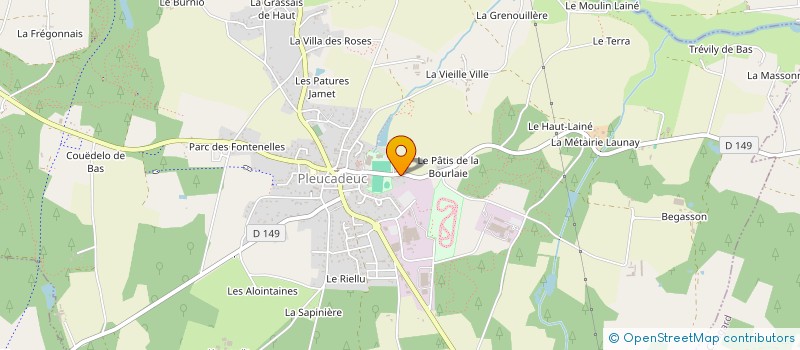 localisation de l'entreprise HOLDING MTHOMIN  PLEUCADEUC