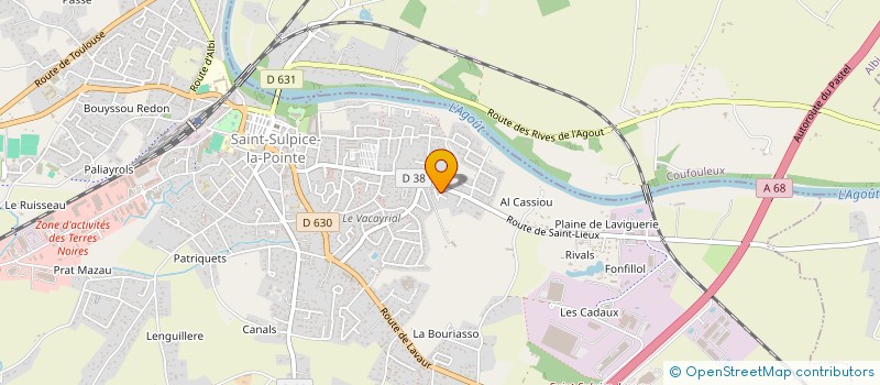 localisation de l'entreprise HOLDING MTZ  SAINT-SULPICE-LA-POINTE