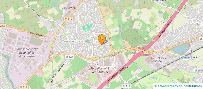 localisation de l'entreprise HOLDING MULTISERVICES à VENDARGUES