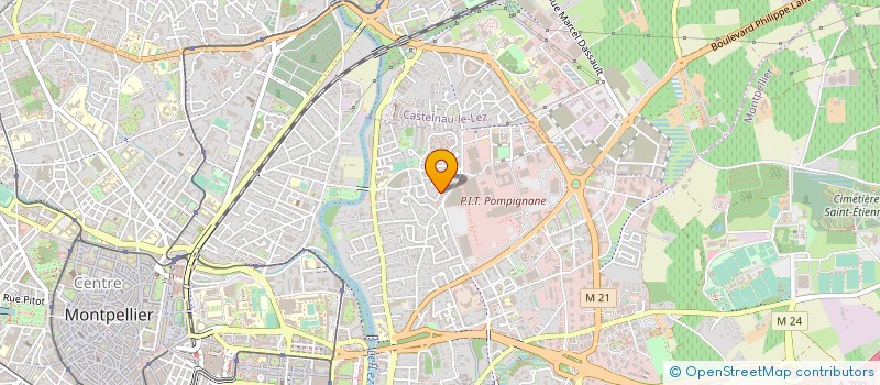 localisation de l'entreprise HOLDING MUSCAT à MONTPELLIER