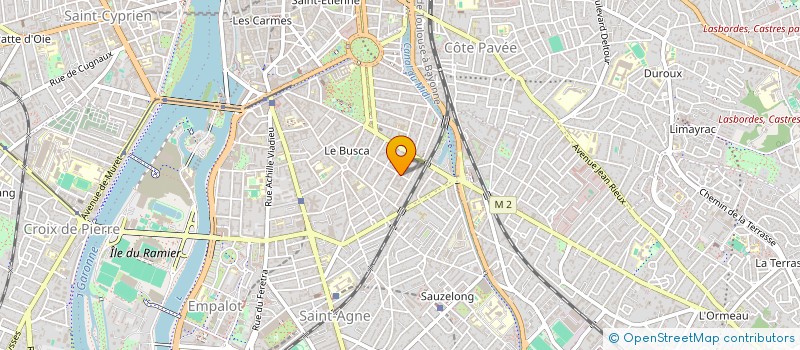 localisation de l'entreprise HOLDING MV à TOULOUSE