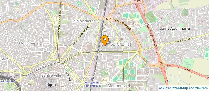 localisation de l'entreprise HOLDING MVOUAMA  DIJON