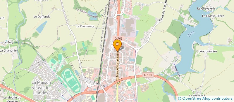 localisation de l'entreprise HOLDING MVP à LA ROCHE-SUR-YON