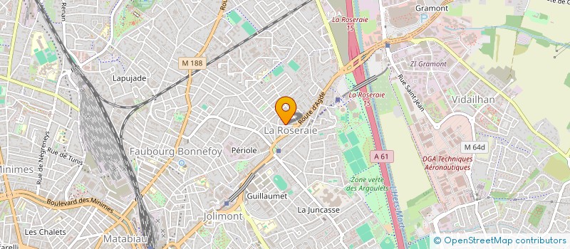 localisation de l'entreprise HOLDING MY  TOULOUSE