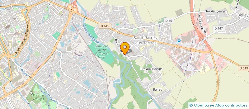 localisation de l'entreprise HOLDING MY INDUSTRY  SAINT-PARRES-AUX-TERTRES