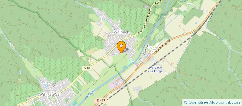 localisation de l'entreprise HOLDING MYJ  WALBACH