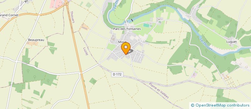 localisation de l'entreprise HOLDING MYLANNE  THOUARS