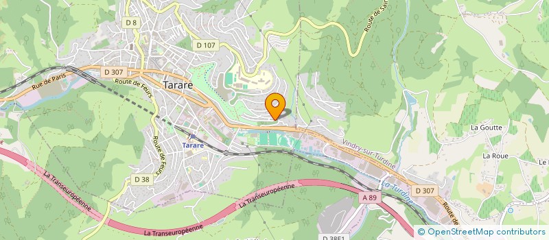 localisation de l'entreprise HOLDING MZ  TARARE