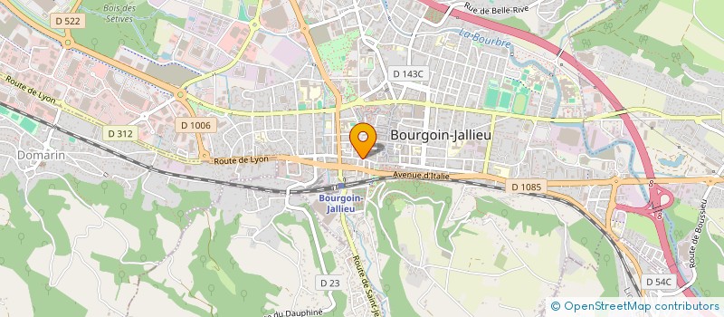 localisation de l'entreprise HOLDING N.MARIN à BOURGOIN-JALLIEU