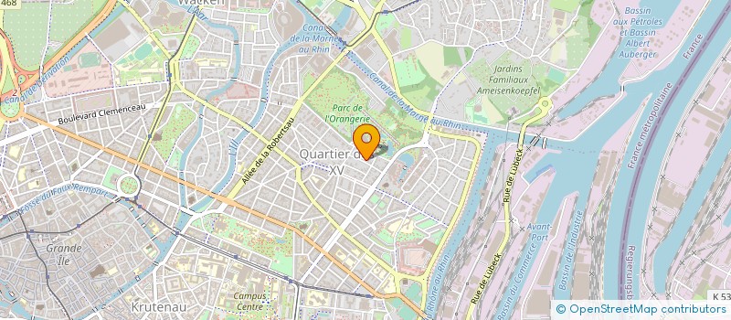 localisation de l'entreprise HOLDING N.P.M. à STRASBOURG