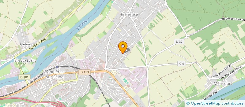 localisation de l'entreprise HOLDING N. THUARD  FRENEUSE