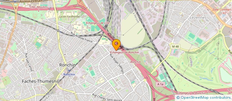 localisation de l'entreprise HOLDING N.V  RONCHIN