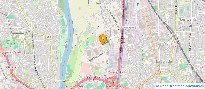 localisation de l'entreprise HOLDING NADAL  TOULOUSE