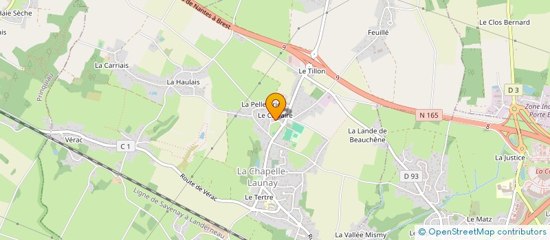 localisation de l'entreprise HOLDING NASCA  LA CHAPELLE-LAUNAY