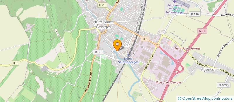 localisation de l'entreprise HOLDING NATHALIE HUMBEY PERRAD à NUITS-SAINT-GEORGES