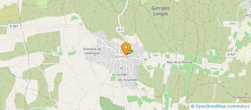 localisation de l'entreprise HOLDING NATHAN  CABRIERES