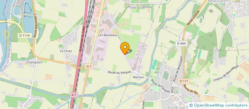 localisation de l'entreprise HOLDING NAVARRO  ETOILE-SUR-RHONE