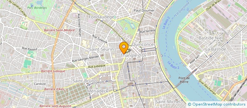 localisation de l'entreprise HOLDING NDC 33  BORDEAUX