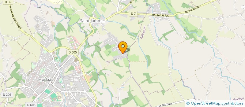 localisation de l'entreprise HOLDING NDF  SAINT-JAMMES