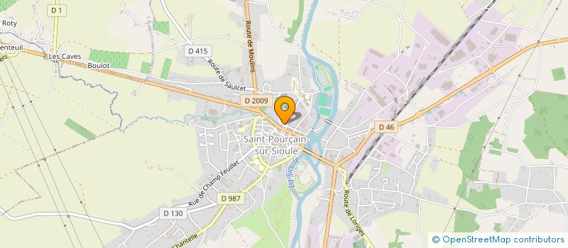 localisation de l'entreprise HOLDING NEBOUT à SAINT-POURCAIN-SUR-SIOULE