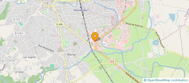 localisation de l'entreprise HOLDING NECA FINANCES  MONTBRISON