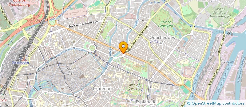 localisation de l'entreprise HOLDING NEMO INVEST  STRASBOURG