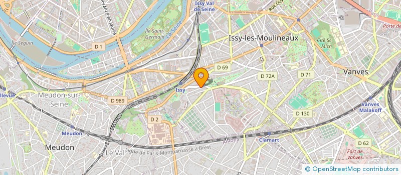 localisation de l'entreprise HOLDING NEPTUNE à ISSY-LES-MOULINEAUX