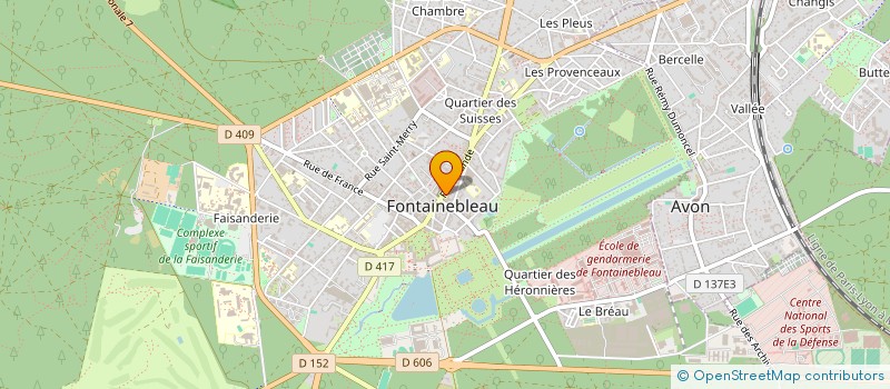 localisation de l'entreprise HOLDING NEUVILLE à FONTAINEBLEAU
