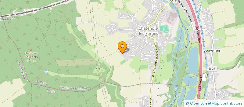 localisation de l'entreprise HOLDING NEW HOPE à CHATENOIS-LES-FORGES