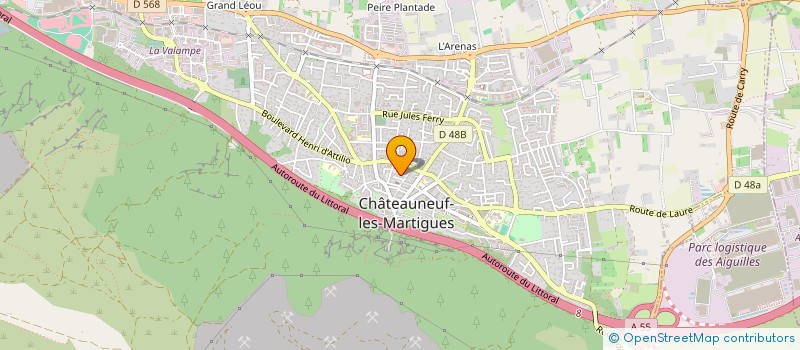 localisation de l'entreprise HOLDING NEW YORK  CHATEAUNEUF-LES-MARTIGUES