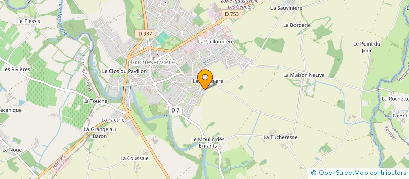 localisation de l'entreprise HOLDING NG à ROCHESERVIERE