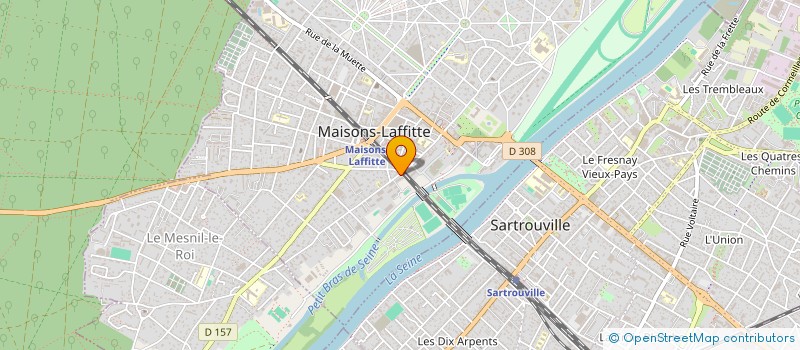 localisation de l'entreprise HOLDING NGASSA à MAISONS-LAFFITTE