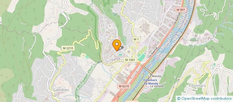 localisation de l'entreprise HOLDING NHYS à CARROS