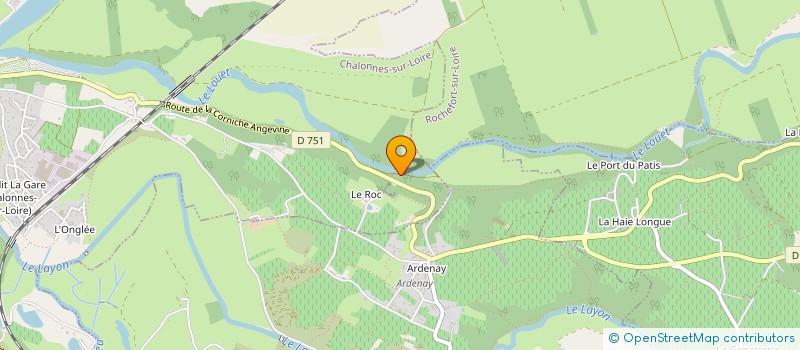 localisation de l'entreprise HOLDING NICOLAS CRUAUD à CHALONNES-SUR-LOIRE