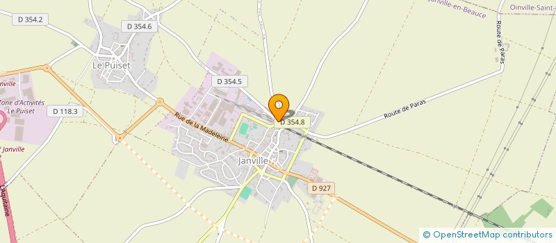 localisation de l'entreprise HOLDING NICOLAS FLEUREAU à JANVILLE-EN-BEAUCE