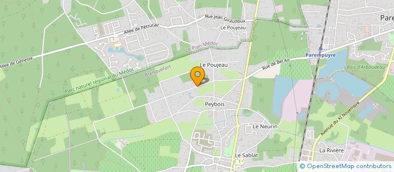localisation de l'entreprise HOLDING NICOLAS ROUSSEAU ET CYRIL PEREZ à BLANQUEFORT