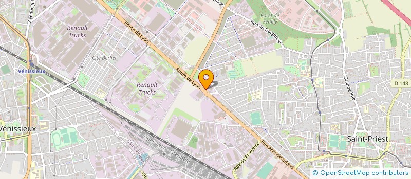 localisation de l'entreprise HOLDING NIELOUD CONDITIONNEMENT ET LOGISTIQUE-HNCL  SAINT-PRIEST