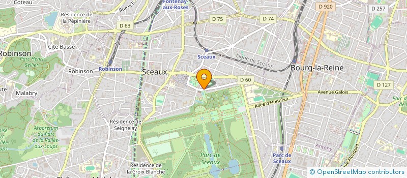 localisation de l'entreprise HOLDING NING QIAN à SCEAUX