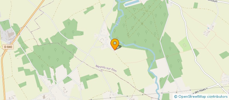 localisation de l'entreprise HOLDING NINON ALICE  VERNEUIL D'AVRE ET D'ITON