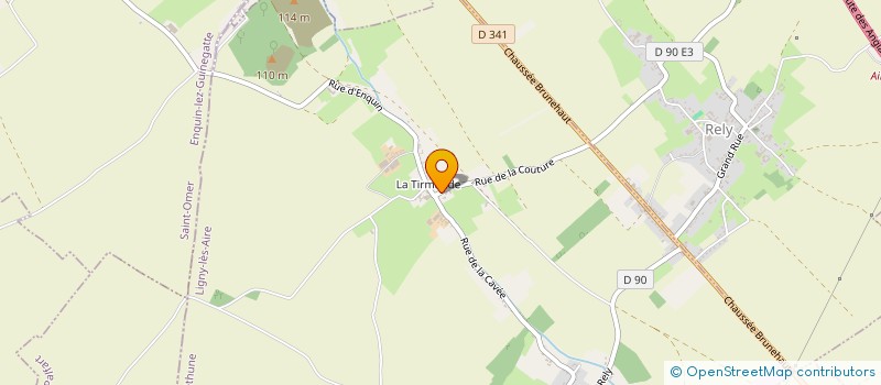 localisation de l'entreprise HOLDING NIQUET  LIGNY-LES-AIRE