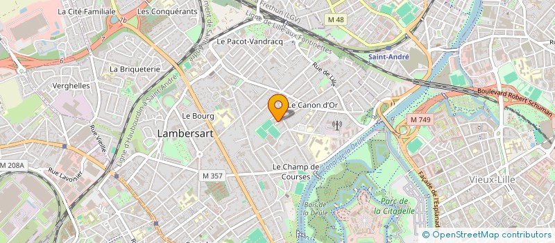 localisation de l'entreprise HOLDING NIRINA à LAMBERSART