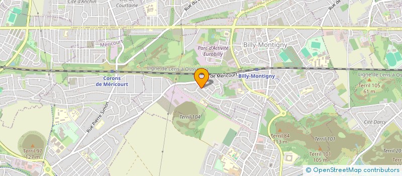 localisation de l'entreprise HOLDING NIRREP à BILLY-MONTIGNY
