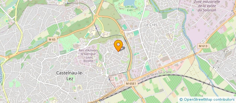 localisation de l'entreprise HOLDING NM à CASTELNAU-LE-LEZ
